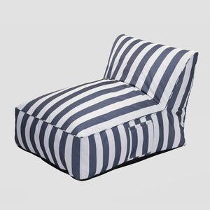 Lehátko MARIS modré / biele 744235