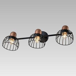 Prezent 92075464 nástenné bodové svietidlo Basket 3x60W | E27