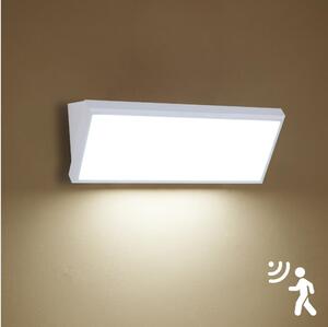 BRILAGI - LED vonkajšie nástenné svietidlo so senzorom TRIANGLE LED/42W/230V biele IP65