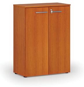 Kancelárska skriňa s dverami PRIMO WOOD, 1087 x 800 x 420 mm, čerešňa