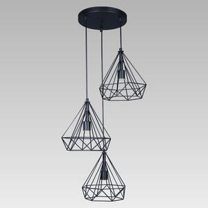 Prezent 92061455 závesné stropné svietidlo Riano 3x60W | E27