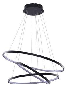 Azzardo AZ2920 LED stropné závesné svietidlo Wheel 3x80W | 4800lm | IP20 - čierna
