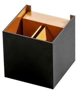 Azzardo AZ2814 nástenné svietidlo Leticia 1x40W | G9 | IP20 - čierna, zlatá
