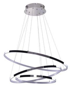 Azzardo AZ2989 LED závesné stropné svietidlo Wheel 3 Dimm 3x80W | 4800lm | IP20 - stmievateľné, chróm