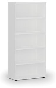 Kancelársky regál PRIMO WHITE, 800 x 420 x 1781 mm, biela