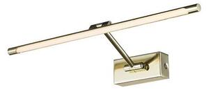 Azzardo AZ2650 LED nástenné svietidlo nad zrkadlo Davinci 48 1x8W | 530l | 3000K | IP20 - zlatá