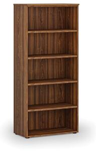 Kancelársky regál PRIMO WOOD, 1781 x 800 x 420 mm, orech