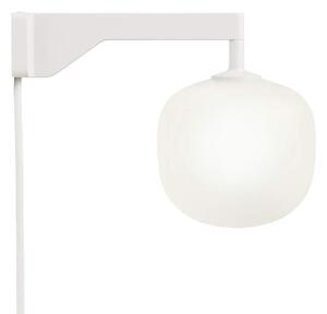 Muuto Nástenná lampa Rime, white RIMWAL04