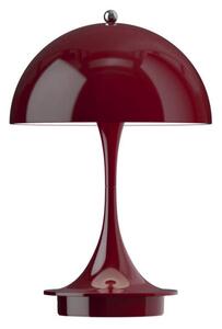 Louis Poulsen Prenosná lampa Panthella 160 V3, opaque burgundy 5744930169