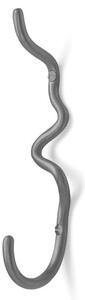 Ferm Living Háčik Curvature Hook, Black Brass