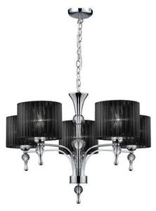 Azzardo AZ0499 závesný luster Impress 5 5x50W | E27 | IP20 - čierna