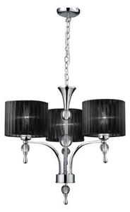 Azzardo AZ0498 závesný luster Impress 3 3X50W | E27 | IP20 - čierna