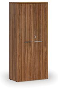 Kancelárska skriňa s dverami PRIMO WOOD, 1781 x 800 x 420 mm, orech
