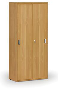 Skriňa so zasúvacími dverami PRIMO WOOD, 1781 x 800 x 420 mm, buk