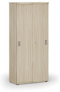 Skriňa so zasúvacími dverami PRIMO WOOD, 1781 x 800 x 420 mm, dub prírodný