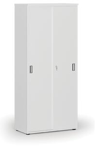 Skriňa so zasúvacími dverami PRIMO WHITE, 1781 x 800 x 420 mm, biela