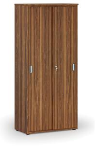 Skriňa so zasúvacími dverami PRIMO WOOD, 1781 x 800 x 420 mm, orech