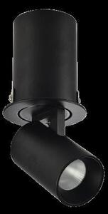 Azzardo AZ2829 LED zápustné stropné bodové svietidlo Luna 1x15W | 1270lm | 3000K | IP20 - čierna