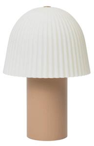 Ferm Living Prenosná lampa Frill, rose/white 1104271029