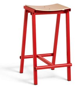 HAY Barová stolička Taburete 8 Low, signal red