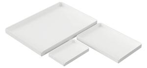 Nichba Podnosy Tray 3-pack, white