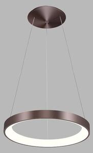 LED2 3271858 LED závesné stropné svietidlo Bella Slim P 1x38W | 2660lm | 3000K/4000K- kávová