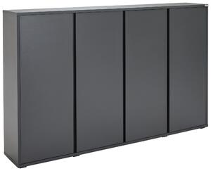 SKRINKA NA TOPÁNKY, antracitová, 192,7/120/34 cm Xora - Predsieňové programy, Online Only