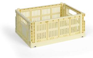 HAY Úložný box Colour Crate Medium, light yellow