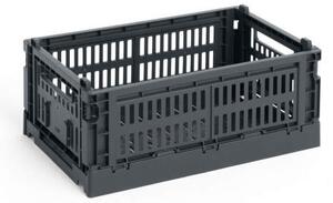 HAY Úložný box Colour Crate Small, charcoal