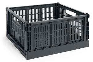 HAY Úložný box Colour Crate Large Square, charcoal
