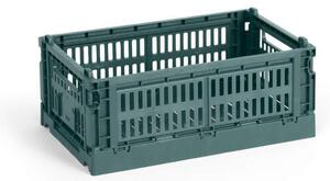 HAY Úložný box Colour Crate Small, dark green