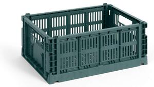 HAY Úložný box Colour Crate Medium, dark green