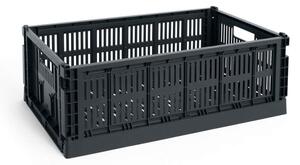 HAY Úložný box Colour Crate Large, charcoal