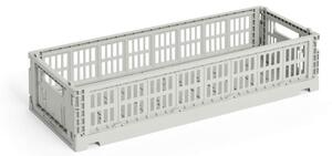 HAY Úložný box Colour Crate Mini Oblong, grey