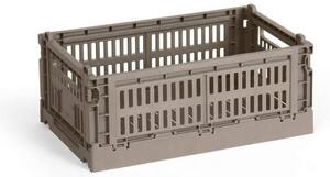 HAY Úložný box Colour Crate Small, warm grey