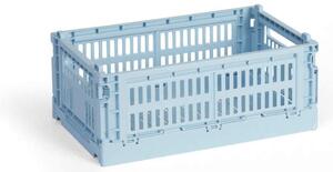 HAY Úložný box Colour Crate Small, soft blue