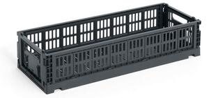 HAY Úložný box Colour Crate Mini Oblong, charcoal