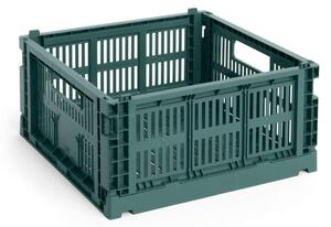 HAY Úložný box Colour Crate Medium Square, dark green