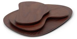 Ferm Living Sada 3 dosiek Cairn, dark brown