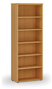 Kancelársky regál PRIMO WOOD, 2128 x 800 x 420 mm, buk
