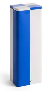 HAY Plechová dóza Tin Container Slim, blue and off-white