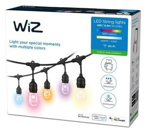 WiZ 8719514554450 svetelná reťaz 12W | 2200-6500K | IP65 | RGB - čierna