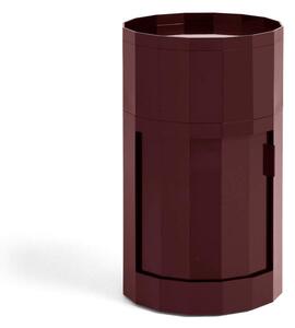 HAY Úložný stolík Facet Cabinet 101, burgundy