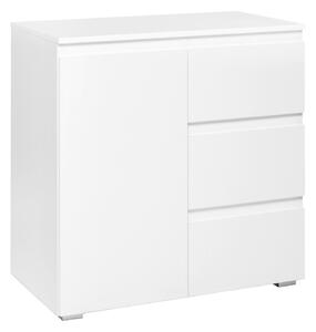 KOMODA, biela, 80/80/40 cm Livetastic - Obývacie zostavy
