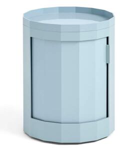 HAY Úložný stolík Facet Cabinet 100, misty blue