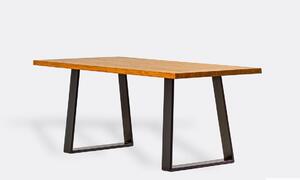 Dubový jedálenský stôl BLIND - 160x80 , Rovná hrana