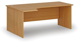 Kancelársky rohový pracovný stôl PRIMO WOOD, 1800 x 1200 mm, ľavý, buk