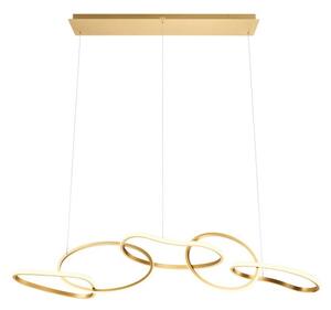 Redo 01-3392 LED závesné stropné svietidlo BIAS | 120W integrovaný LED zdroj | 9433lm | 3000+4500+6500K