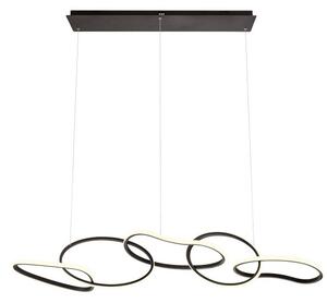Redo 01-3393 LED závesné stropné svietidlo BIAS | 120W integrovaný LED zdroj | 9433lm | 3000+4500+6500K