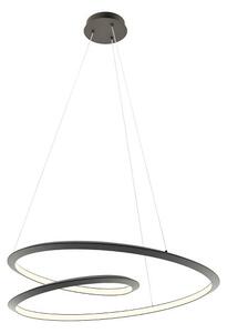 Redo 01-3381 LED závesné stropné svietidlo STORM | 72W integrovaný LED zdroj | 5715lm | 3000+4000+6000K